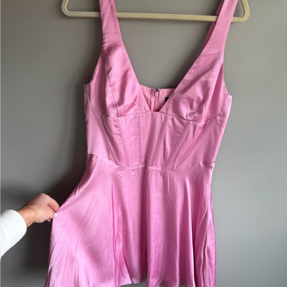 Bardot Anika | Corset Satin Dress 🩷 - Picture 5 of 5